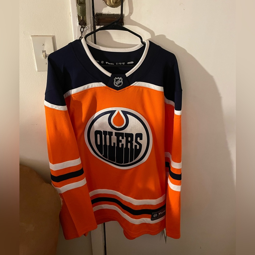 Edmonton Oilers Fanatics men’s NHL breakaway jersey XL